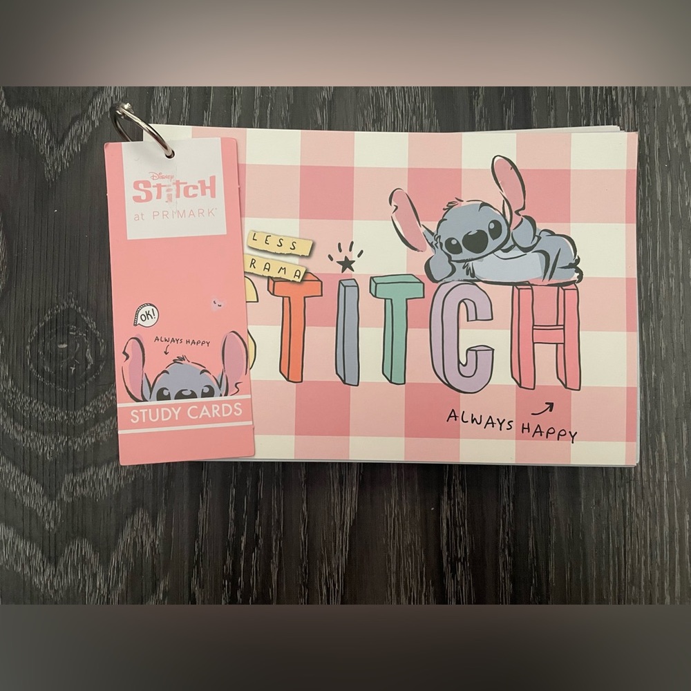 NWT Disney Lilo and stitch study card / notebook